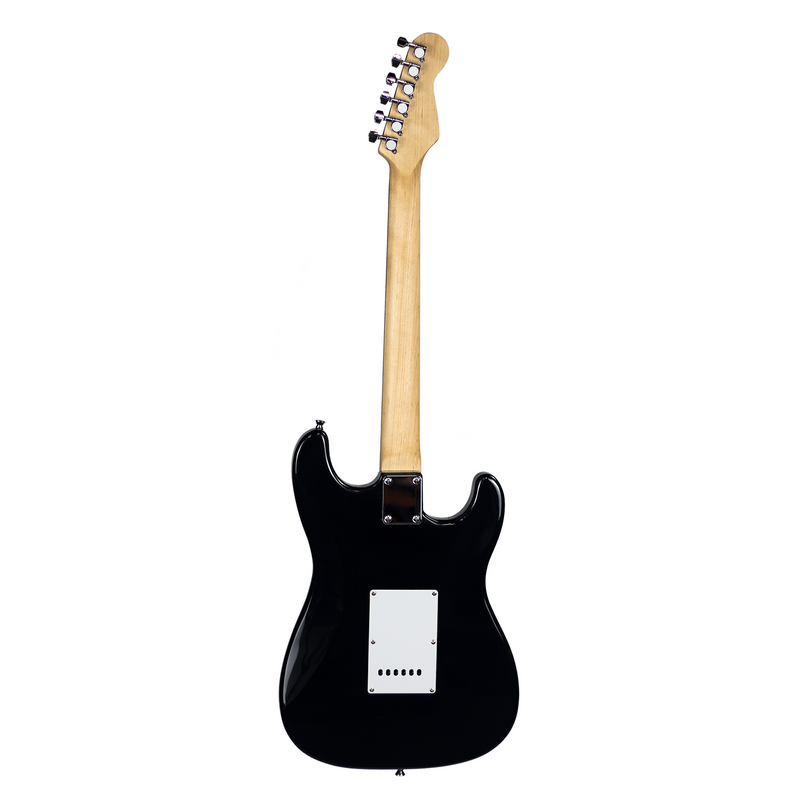 Guitarra Electrica Mc Art+ Sst 01l Bk Zurda Negra