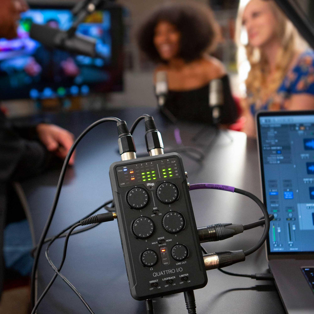 Interfaz IK Multimedia IP-IRIG-QUATTRO-IN - The Music Site