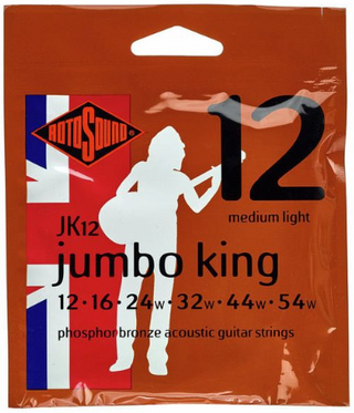Encordado Rotosound JK12 Guit Acust Jumbo King 12-54