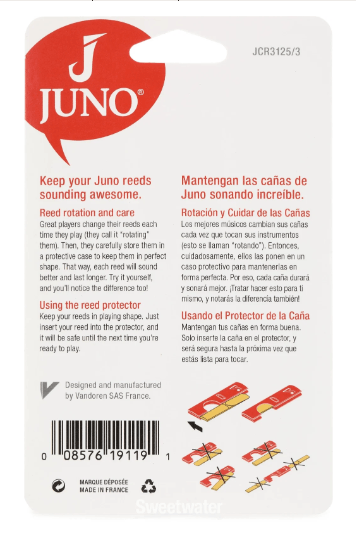 Caña Vandoren Para Clarinete Bajo Juno Jcr3125 N 2.5