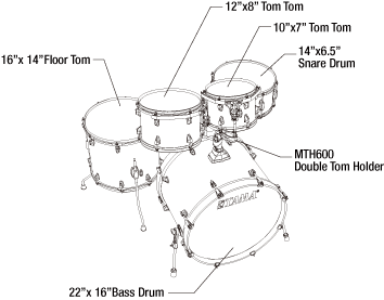 Bateria Tama Superstar Classic Ck52krs-ica 5pc