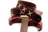 Correa Righton Guitarra y bajo D.G. Marrón