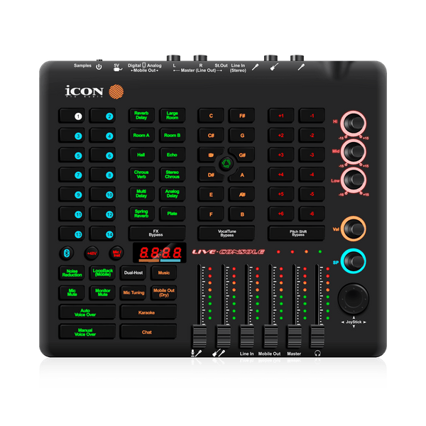 Mezclador Icon Live consola en vivo