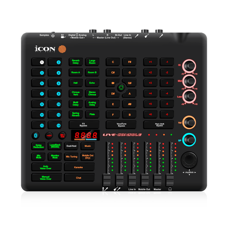 Mezclador Icon Pro Audio Live consola en vivo