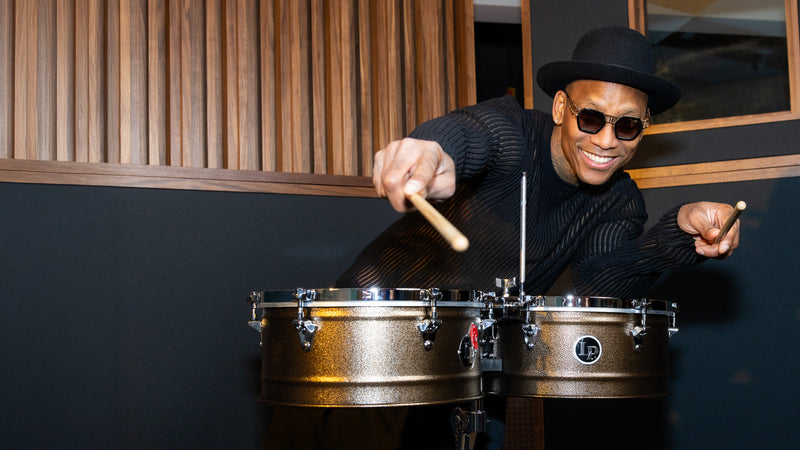 Timbales LP Pedrito Martinez de 14 y 15 pulgadas Dark Mocha — vista 6