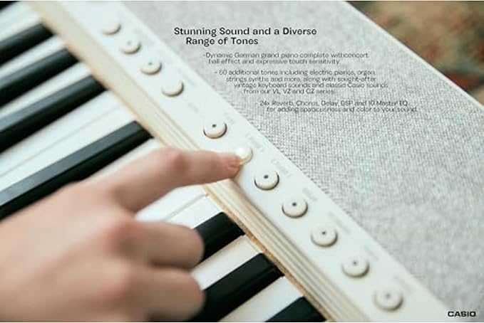 Teclado Casio Ct-s1-76 Blanco Con Adaptador