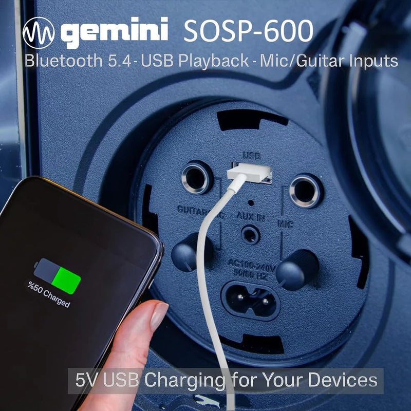 Cabina Gemini Sosp-600 Slv Resistente Agua