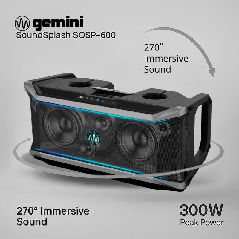 Cabina Gemini Sosp-600 Slv Resistente Agua