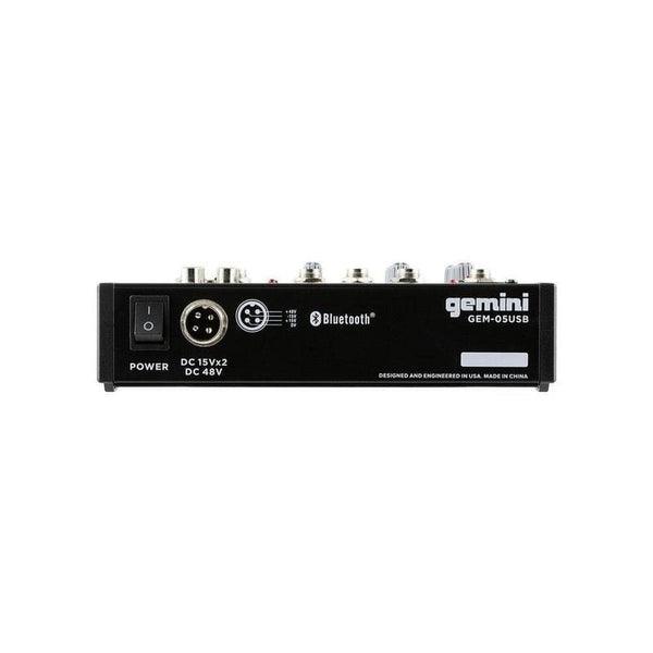 Mezclador Gemini GEM-05USB - The Music Site