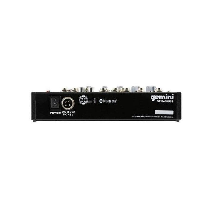 Mezclador Gemini GEM-08USB - The Music Site