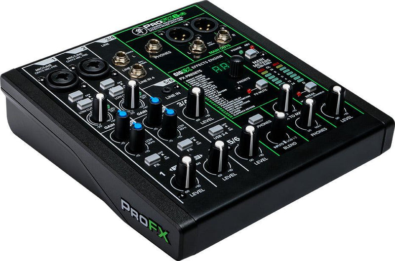 Mezclador Mackie PROFX6 V3 - The Music Site