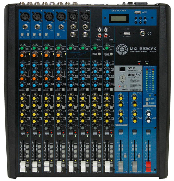 Mezclador Topp Pro Mxi.1222cfx - The Music Site