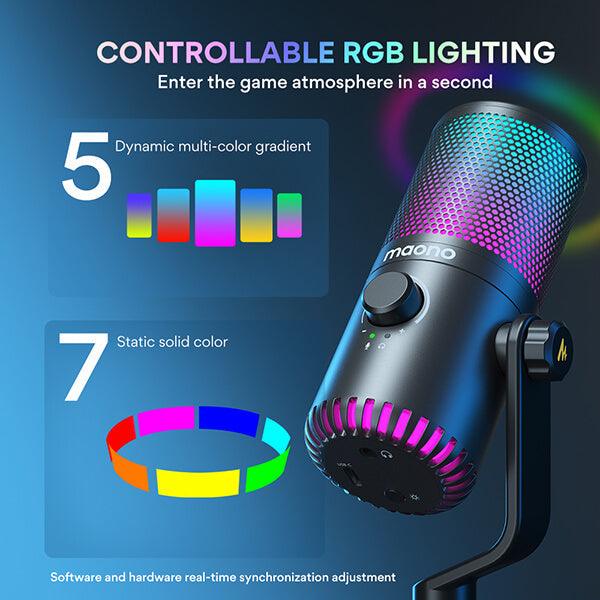 Microfono Maono DM30RGB - The Music Site