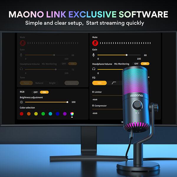 Microfono Maono DM30RGB - The Music Site