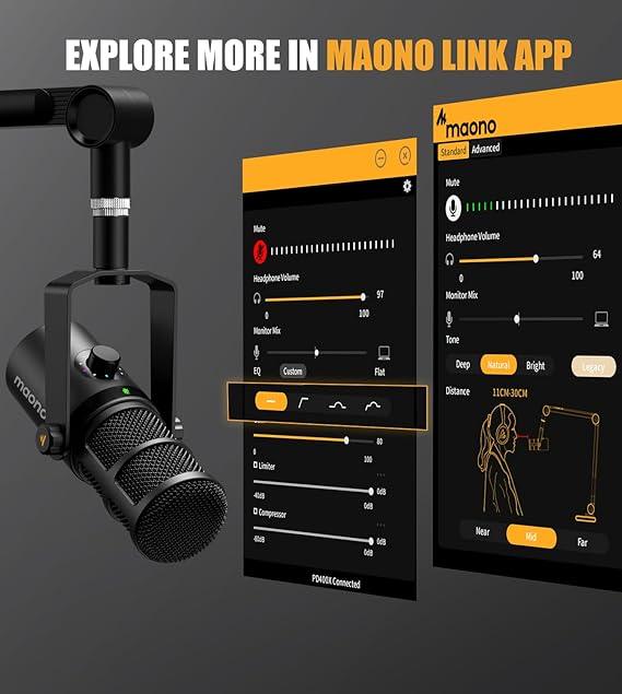 Microfono Maono PD400 - The Music Site