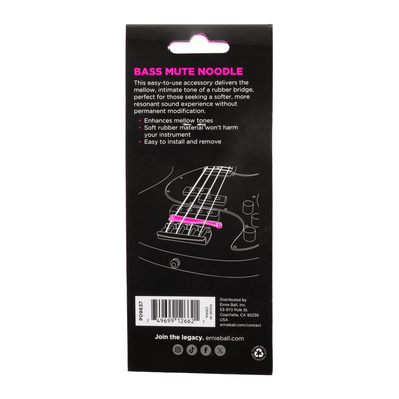 Sordina Cuerdas Ernie Ball P09637 Bajo