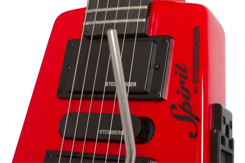 Guitarra Eléctrica Steinberger Spirit GT-PRO Deluxe Hot Rod Red Con Funda — vista 17