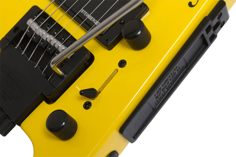 Guitarra Eléctrica Steinberger Spirit GT-PRO Deluxe Hot Rod Yellow Con Funda — vista 17