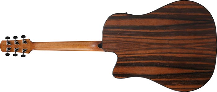 Guitarra Electroacústica Ibanez AAD70CE-TBN — vista 5