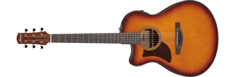Guitarra Electroacustica Ibanez AAM50LCE-OLB Zurda