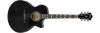 Guitarra Electroacústica Ibanez AE170-TBK — vista 1