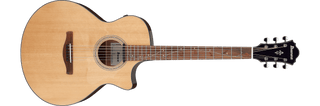Guitarra electroacústica Ibanez AE275BT-LGS Natural Low Gloss — vista 1