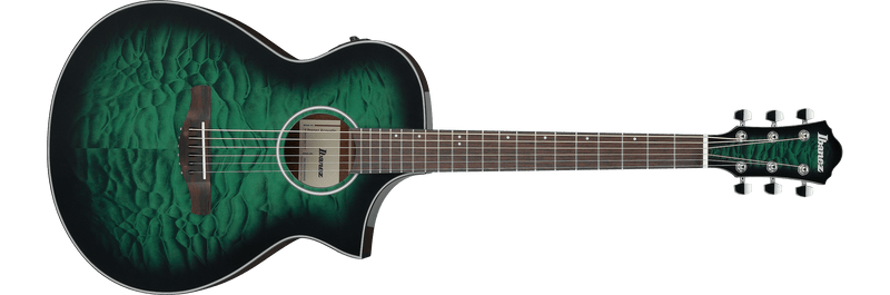 Guitarra Electroacústica Ibanez AEWC16QA-TEH — vista 1