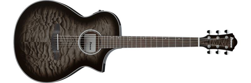 Guitarra Electroacústica Ibanez AEWC16QA-TKH — vista 1