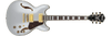 Guitarra eléctrica Ibanez AS73G-MSF Moonstone Silver Flat — vista 1