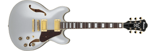 Guitarra eléctrica Ibanez AS73G-MSF Moonstone Silver Flat — vista 1