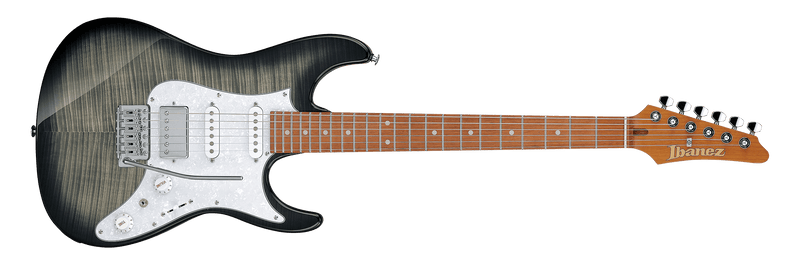 Guitarra Electrica Ibanez Az22s1f-tks Negro Transparente