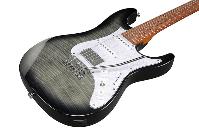 Guitarra Electrica Ibanez Az22s1f-tks Negro Transparente