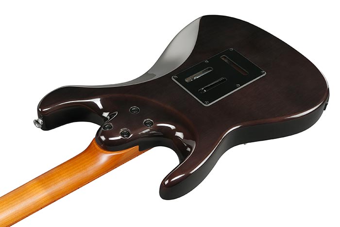 Guitarra Electrica Ibanez Az22s1f-tks Negro Transparente