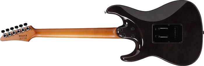 Guitarra Electrica Ibanez Az22s1f-tks Negro Transparente