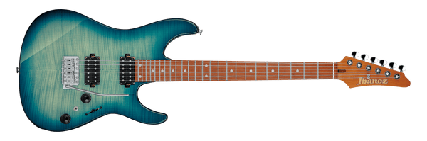 Guitarra Electrica Ibanez Az24s1f-txb Turquesa Transparente