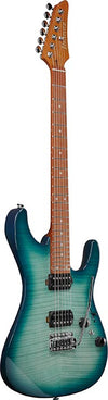 Guitarra Electrica Ibanez Az24s1f-txb Turquesa Transparente
