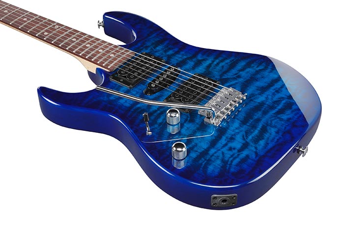 Guitarra Electrica Ibanez Grx70qal-tbb Zurda