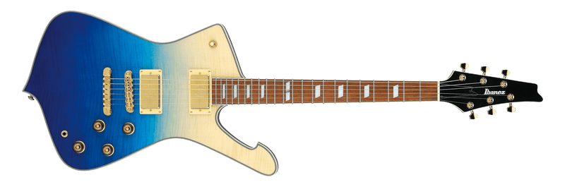 Guitarra eléctrica Ibanez IC420FM-TBG Transparent Blue Gradation — vista 1