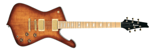 Guitarra eléctrica Ibanez IC420MFM-CML Caramel Burst Low Gloss — vista 1