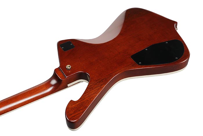 Guitarra eléctrica Ibanez IC420MFM-CML Caramel Burst Low Gloss — vista 3