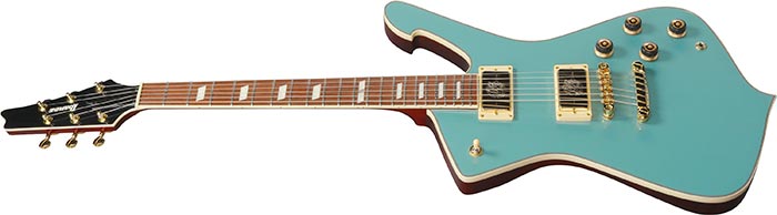 Guitarra eléctrica Ibanez IC420-CGM Coral Green Metallic — vista 4