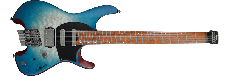Guitarra Electrica Ibanez Qx54qm-blue Sphere Burst Matte Sin Cabeza