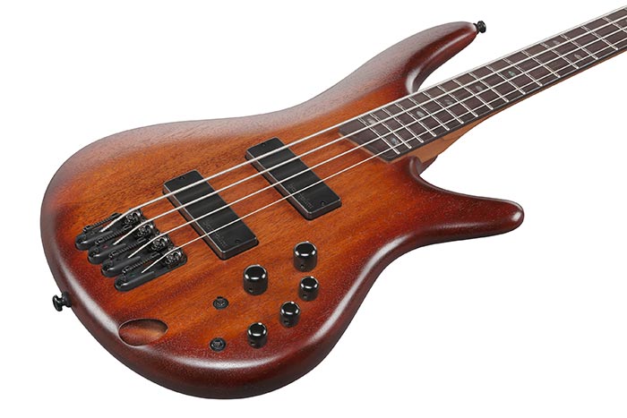 Bajo eléctrico Ibanez SR500A-MHL Mahogany Brown Burst Low Gloss — vista 2