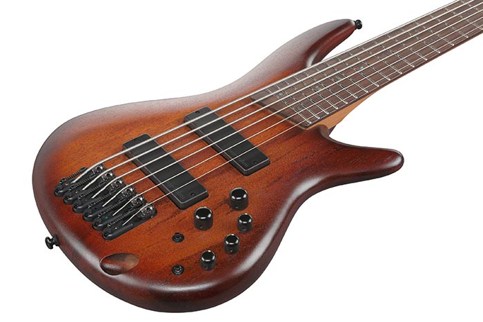 Bajo eléctrico Ibanez SR506A-MHL Mahogany Brown Burst Low Gloss — vista 2