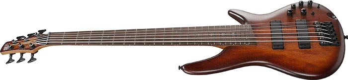 Bajo eléctrico Ibanez SR506A-MHL Mahogany Brown Burst Low Gloss — vista 4