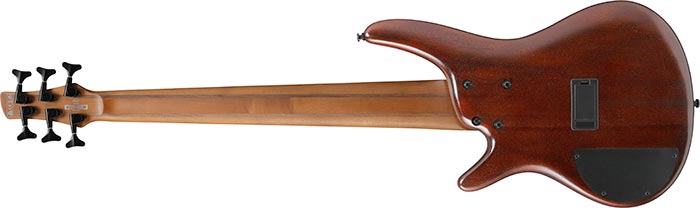 Bajo eléctrico Ibanez SR506A-MHL Mahogany Brown Burst Low Gloss — vista 5