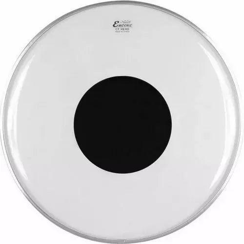 Parche Remo Encore De 24 Punto Negro Transparente EN-1324-CT - The Music Site