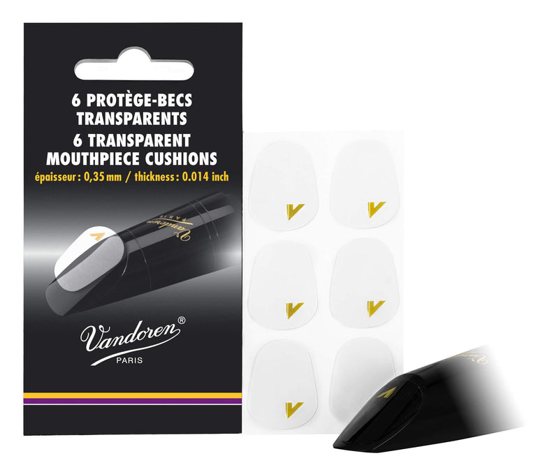 Protectores Vandoren VMC6+ Transparentes Para Boquilla Paquete De 6 — vista 1