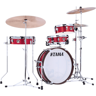 Bateria Tama club Jam LJK48P-BRM 4 PC Roja Quemada
