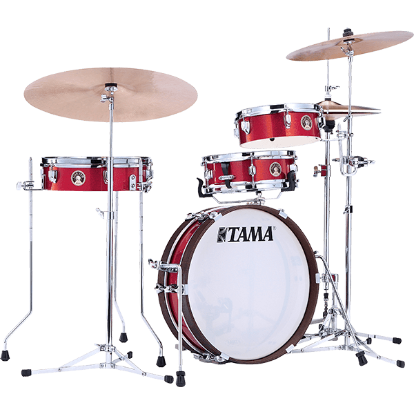 Bateria Tama club Jam LJK48P-BRM 4 PC Roja Quemada